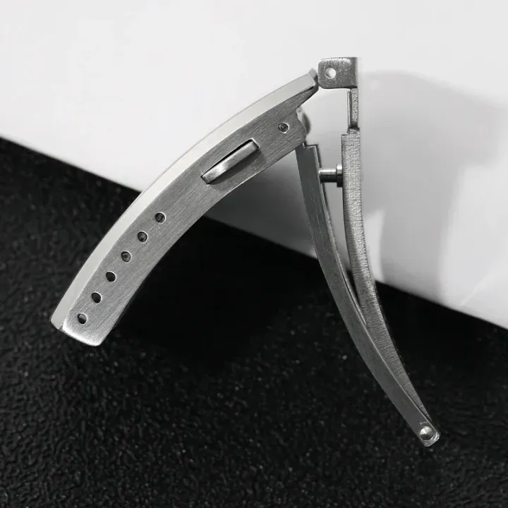 Watch%20Buckle%2018mm%2020mm%2022mm%20Silver%20Folding%20Safety%20Milled%20Clasp%20Replacement%20Stainless%20Steel%20Deployant%20Watch%20Clasp%20-%20Image%204