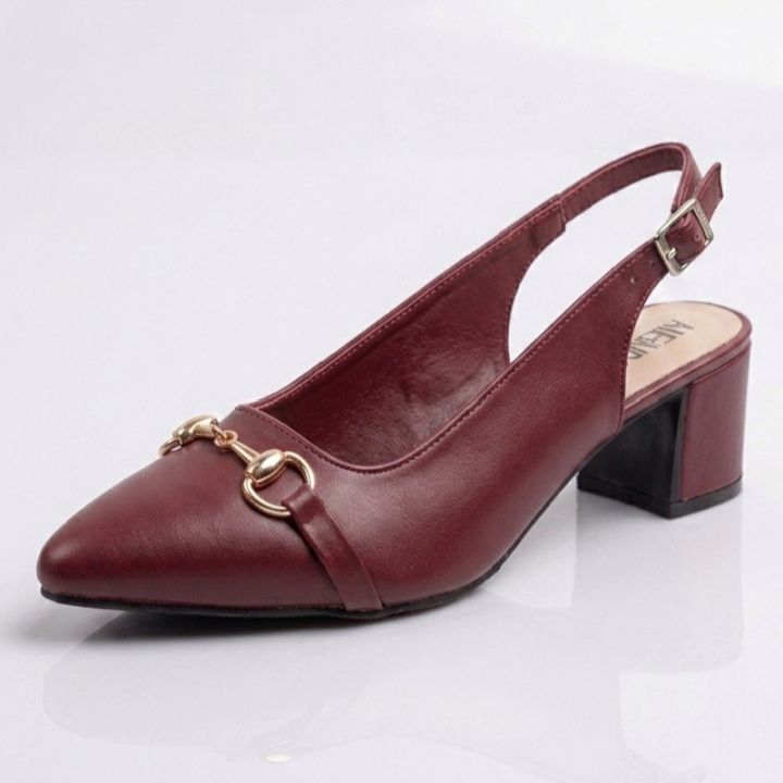 Block%20Heels%20For%20Women%20Slingback%20Pumps%20Synthetic%20Leather%20Elegant%20Buckle%20Style,%20Multiple%20Color%20-%20Image%203