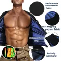 Men Gynecomastia Compression Tank Top Sweat Vest Fitness Body Shaper Shirt Thermo Sauna Workout Shapewear Slimming Fat Burner. 