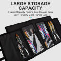 LEYDUN Swimbaits Fishing Bags For Soft And Hard Baits Up To 12" Bait Wrap 4 Hybrid Pockets Easy Bait Access Protection Bait Bag. 