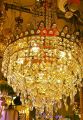 New 6 Light Crystal Fanoos 32inch Length 24 inch width for Ceiling Light. 