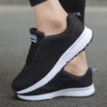 Women Casual Shoes Fashion Breathable Walking Mesh FlatShoesSneakers White Female Footwear. 