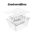 Yymall sous vide stainless steel grid stainless steel grid bracket stainless steel handle easy operation safe grade stainless steel for cooking. 