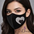 Fashionable Face Mask Stone Design Polestar Spandex Fabric Washable and Reusable Face Mask 1 Pcs.