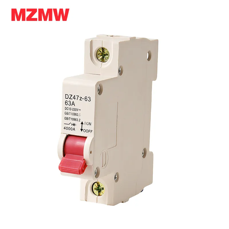 MZMW DZ47 32A 40A 63A 12V-220V Din Rai