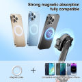 C20 Magnetic Selfie Stick Tripod for iPhone 12-16 Pro Max Travel Stand with Magsafe Phone Clamp for Android Smartphone. 