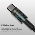 Baseus 100W Type C Cable For iPhone 15 USB C PD Fast Charging Charger Wire Cord For Macbook Type C USB C Cable.