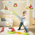 4 in 1 Ladybug Sport Entertainment Sandbag Game Baseball Toy Rope Skipping Machine Ferrule Jump Rocket Launcher Outdoor Play. 