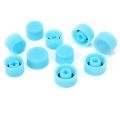10Pcs A/C Refrigerant Port Cap W/Seal Ring High/Low Side Air Conditioning Service Dust Cover. 