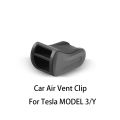 Air Outlet Aromatherapy Clip For Tesla All MODEL3/Y Black Plastic Air Freshener Adapter Bracket For Aromatherapy Decora Accessor.