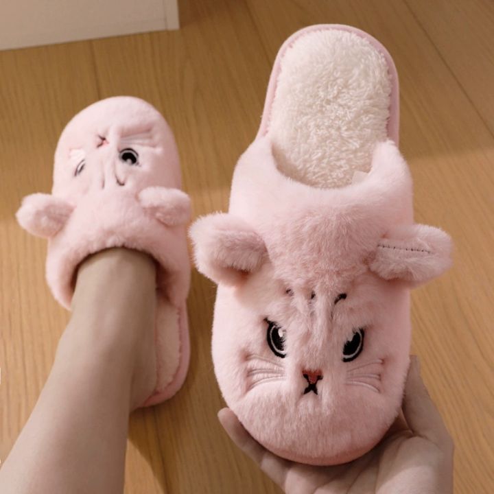 Cartoon%20Cat%20Home%20Slippers%20for%20Women%20Indoor%20Soft%20Bottom%20Flat%20Heel%20Cotton%20Slippers%20Woman%20Light%20Anti%20Slip%20Warm%20Winter%20Shoes%20Mujer%20-%20Image%203