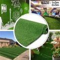 Artificial Turf Carpet Outdoor Plastic Green Lawn School Solid Color Lawn Decoration Outdoor Garden Decoration. 
