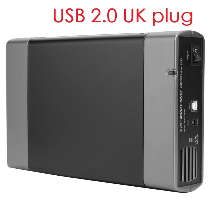 5.25%20inch%20USB%202.0/USB%203.0%20SATA%20External%20Optical%20Drive%20Case%20Enclosure%20Box%20Adapter%20For%20Windows%207%20For%20Mac%20PC%20-%20Image%202