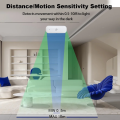 ZigBee Smart Pir Motion Sensor Detector With Temperature and Humidity Sensor Security Burglar Works With Home Assistant. 
