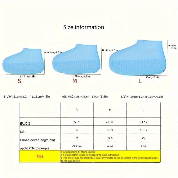 1%20Pair%20%20Rain%20Boot%20Overshoes%20For%20Outdoor%20Use,%20Silicone%20Waterproof%20Shoe%20Covers,%20Rainy%20Day%20Shoe%20Cover,%20Reusable%20Non-Slip%20Rain%20-%20Image%202