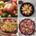 8/9/10 Inch Round Pizza Pan Microwave Oven Pan Chip Tray Dish Carbon Steel Non-stick Mold Baking Tools Kitchen Accessories.