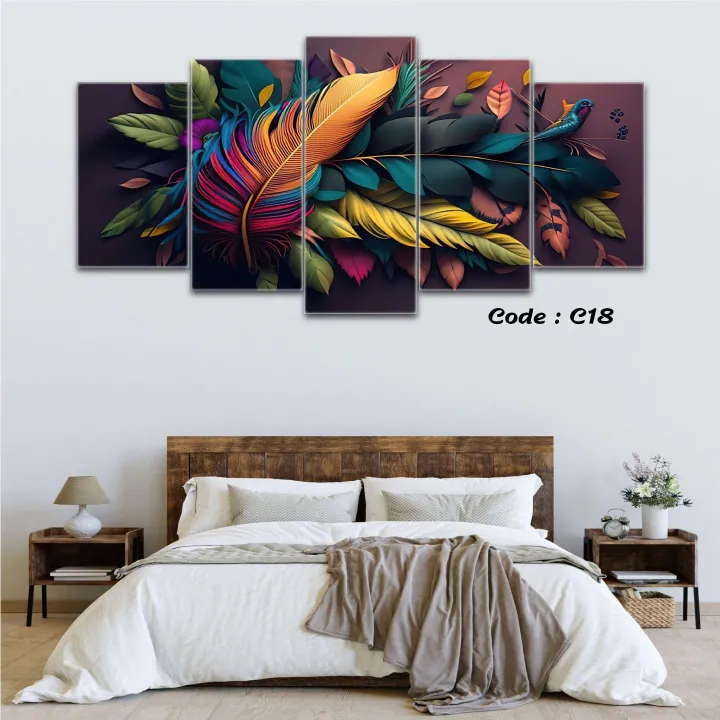 5Pcs%20In%201%20Set%20Wall%20Canvas%20Art%20Ready%20to%20Hang%20for%20Living%20Room%20or%20Bedroom%20Home%20Decoration%20On%20Wall%20Canvas%20Painting%20Wall%20-%20Image%208