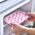 25 Grids Silicone Ice Grid Ball Ice Cube Mold with Cover Ice Storage Box Easy to Demould Bar Home Party Kitchen Tools. 