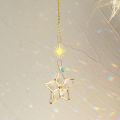 Sun Prism Star Crystal Light Catcher Gardening Decoration Suncatcher Rainbow Outdoor Sun Catchers Window Yard Crystal Home Decor. 
