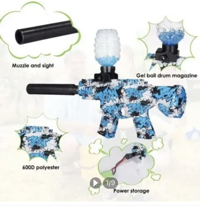 Shooting M416 Electric Gel Ball Blaster, Electric Toy Gun W/1000 Water ...