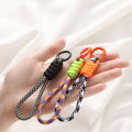 1pc Colorful Braided Lanyard Keychain for Phone Case Women Anti Lost Knot Rope Strap Car Key Chains Diy Accessories Keyring. 