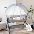 Bassinet Netting Cover Bassinet Cover Breathable Foldable Mesh Zipper Baby Mosquito Net Encrypted Bug Net Crib Protectors. 