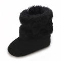 Baby Girls Snow Boots 0-18 Months Winter Warm Plush Soft Sole Non Slip Cute Bow Comfortable Toddler Shoes. 