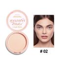 HANDAIYAN Soft Bright Powder Cake Long-lasting Moisturizing Oil Control Concealer Powder Cake Easy To Color And Not Take Off Makeup Portable Powder.