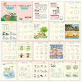 Copybooks Pen Magic Copy Book Free Wiping Writing Sticker Practice for Calligraphy Kids Learning Books Grooves Template Design. 