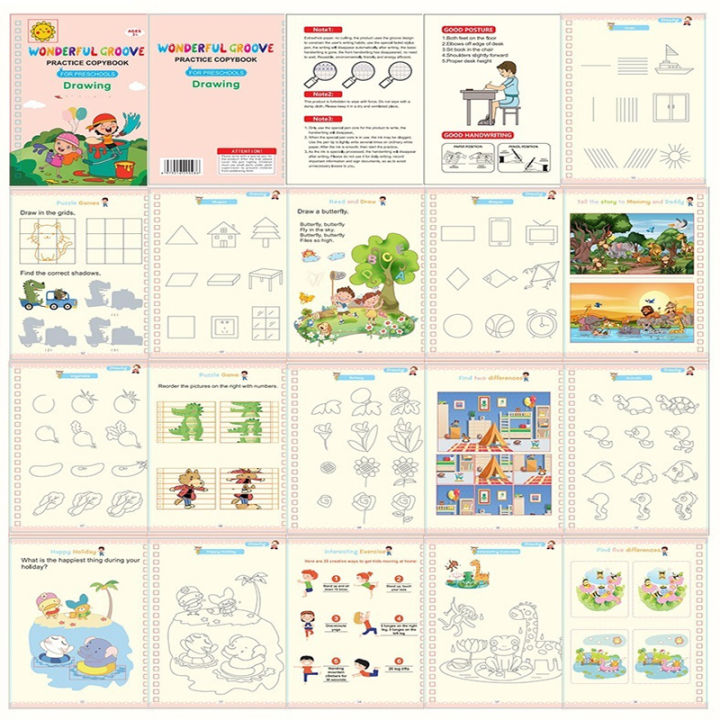 Copybooks%20Pen%20Magic%20Copy%20Book%20Free%20Wiping%20Writing%20Sticker%20Practice%20for%20Calligraphy%20Kids%20Learning%20Books%20Grooves%20Template%20Design%20-%20Image%204