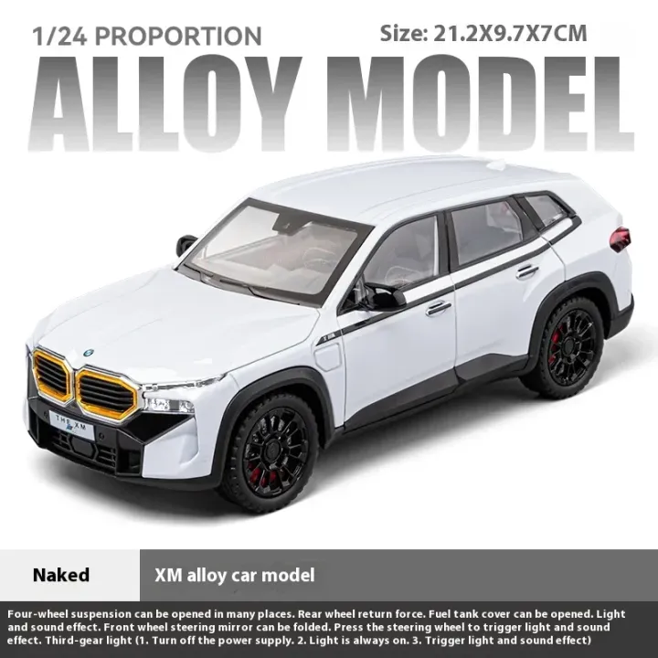 New%201:24%20BMW%20XM%20Alloy%20Metal%20Diecast%20Model%20Car%20Casting%20Sound%20And%20Light%20Children's%20Toys%20Gift%20With%20Kids%20Collectibles%20Hobbies%20Gifts%20-%20Image%207