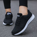 Women Casual Shoes Fashion Breathable Walking Mesh Flat Shoes Sneakers Women 2021 Gym Vulcanized Shoes White Female Footwear.