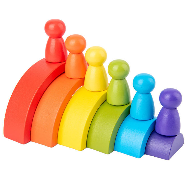 DIY%20children's%20wooden%20rainbow%20toy%20creative%20wood%20rainbow%20stacked%20balance%20blocks%20baby%20toy%20Montessori%20educational%20toys%20for%20children%20-%20Image%204
