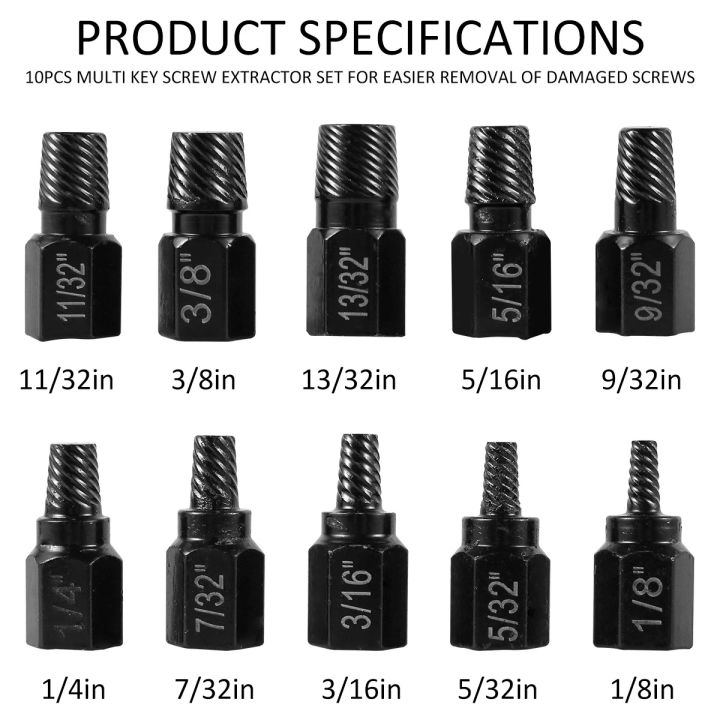 10Pcs%20Screw%20Extractor%20Kit%20Alloy%20Steel%20Damaged%20Screw%20Remover%20Set%20Metal%20Bolt%20Stud%20Multi-Spline%20Screw%20Extractor%20Easy%20Out%20Drill%20Bits%20-%20Image%206