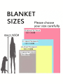 Cozy Cat Lover's Plush Fleece Throw Blanket - Perfect for Sofa Naps, Office Breaks & Christmas DecorCozy Cat Lover's Plush Fleec.
