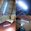 USB LED Book Light USB Powered Metal Material 10 LED Flexible Night Lamp For Laptop PC Computer Notebook Book Reading Lights. 