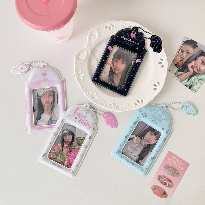 INS%20Fashion%20Korean%20Girl%203inch%20Idol%20Photo%20Storage%20Card%20Holder%20Cute%20Angel%20Wings%20holder%20Pendant%20Card%20Clip%20Student%20Campus%20Card%20Cover%20-%20Image%204