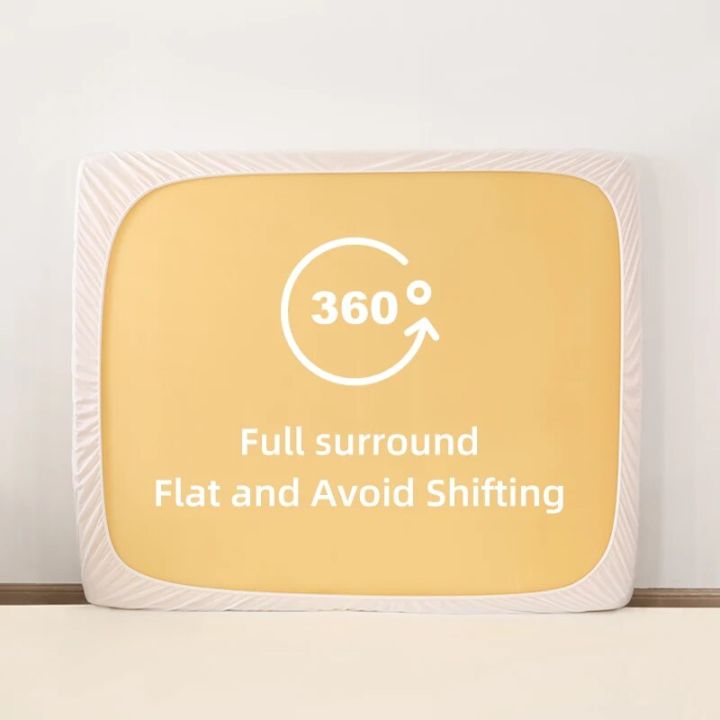 Waterproof%20Mattress%20Protector,%20Breathable%20Noiseless%20Mattress%20Topper,%20Bed%20Smooth%20Jersey%20Mattress%20Cover%20Fully%20Fitted%20Sheet%20-%20Image%206