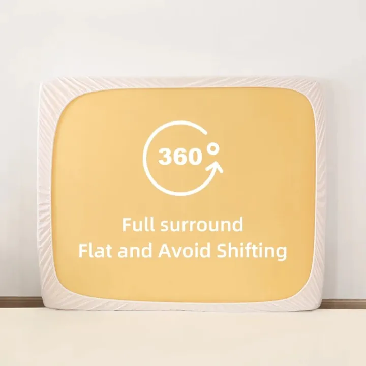 Waterproof%20Mattress%20Protector,%20Breathable%20Noiseless%20Mattress%20Topper,%20Bed%20Smooth%20Jersey%20Mattress%20Cover%20Fully%20Fitted%20Sheet%20-%20Image%206
