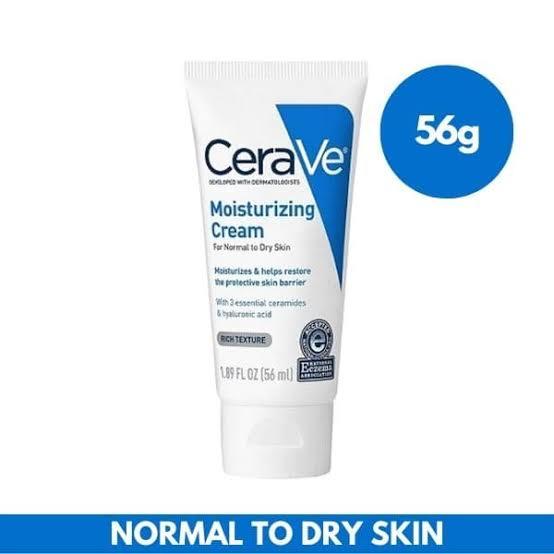 CeraVe Travel Size Moisturizing Cream | For Normal to Dry Skin | 56 mL (Made in USA)