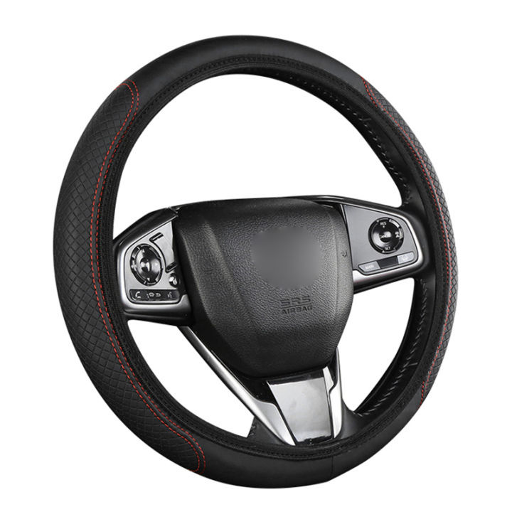 SEAMETAL%2037-39CM%20Steering%20Wheel%20Cover%20Anti%20Slip%20Breathable%20Steering%20Cover%20Universal%20Microfiber%20Leather%20Steer%20Wheel%20Protector%20-%20Image%205