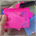 KB Coin Purse Wallet wholesale money bag jar gift giveaway gift assorted color 12 PCs 3x4 inch mesh fabric. 