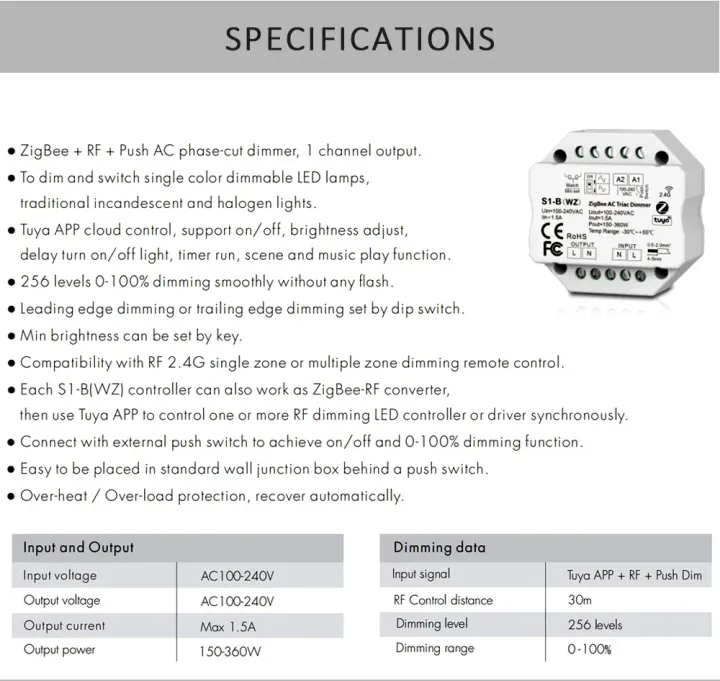 Zigbee%20Triac%20LED%20Dimmer%20220V%20AC%20110V%20230V%20Tuya%20Smart%20Switch%20Controller%20WIFI%20Wireless%20RF%202.4G%20Remote%20for%20Single%20Color%20Bulb%20Lamp%20-%20Image%202