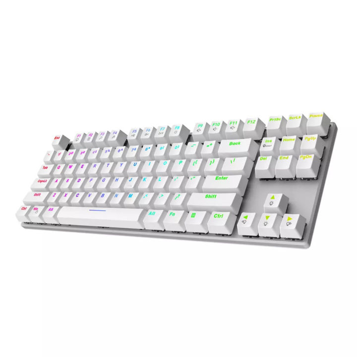 GameStop GS200 Mechanical RGB Gaming Keyboard With Outemu Brown Switches Rainbow Backlit RGB Ergonomic Design Gaming