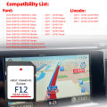 Navi SD Card Sync2 F12 2024 Kuga Mondeo S-Max C-Max Focus Sync2 HM5T-19H449-FG for Ford Car. 