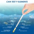100 Pcs 9-IN-1 Aquarium Test Fish Tank Test Kit with Test Tube Water Quality Monitor pH Test Strips Strips Easy Fast Accurate. 