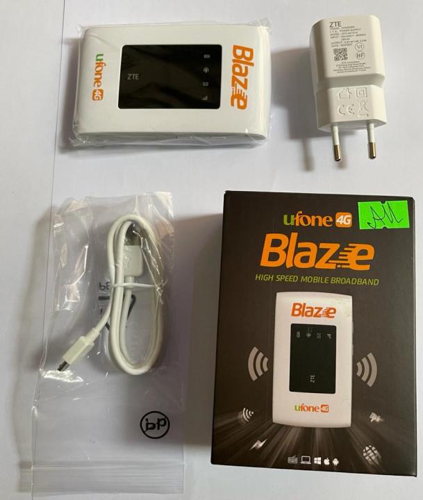 ufone blaze mf920u unlock 4g device with 2 ts9 short anteena