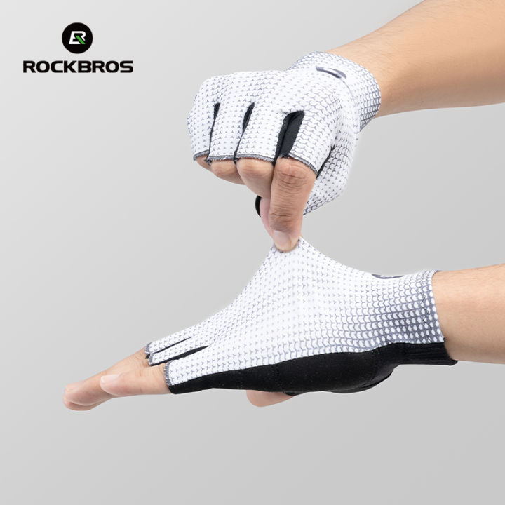 ROCKBROS%20Half%20Finger%20Gloves%20Summer%20Bicycle%20Gloves%20Anti-Slip%20Shock-Absorbing%20Cycling%20Fingerless%20Breathable%20Gym%20Gloves%20-%20Image%206