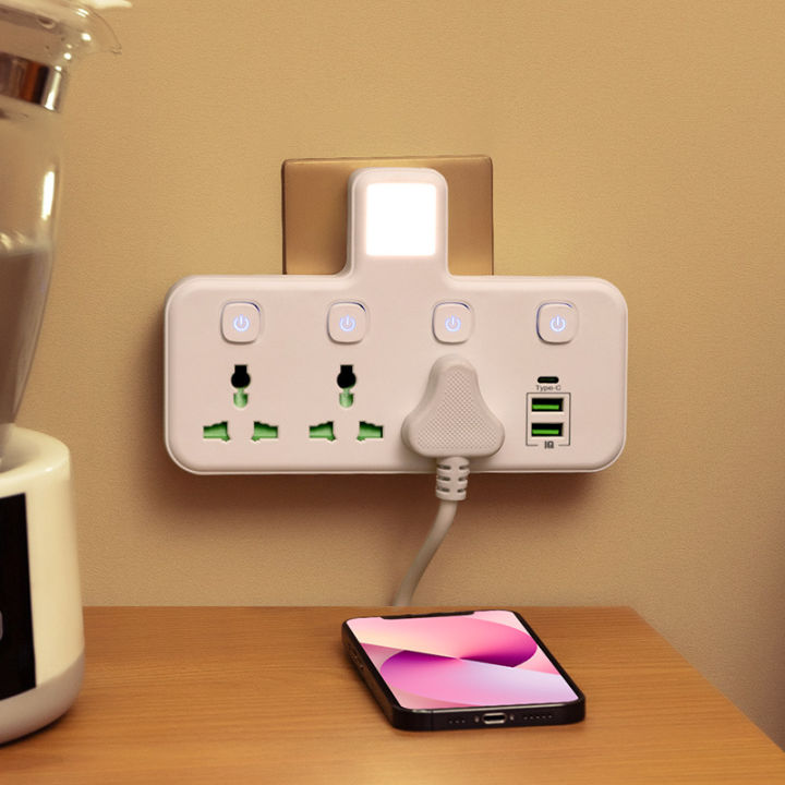 Multi%20Outlet%20Power%20Strip%20US/EU/UK%20Plug%20AC%20Power%20Strip%20USB%20Ports%20Separate%20Switch%20Light%20Adapter%20-%20Image%202