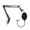 Professional Scissor Arm Stand For Bm800 Microphone Stand With A Spider Cantilever Bracket Universal Shock Mount Mic Holder. 